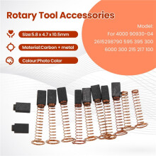 10Pcs Carbon Brushes for 4000 90930-04 2615298790 595 395 300 6000 300 215 217 100