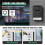Key Lock Box for Outside with Light  Dials Sturdy Waterproof Combination Key Holder Wall Mount Key Storage Box 5