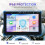 Motocicleta DVR de 7 Polegadas Sem Fio CarPlay com Tela Android Auto Multimídia Player Dash Cam Navegação Monitor Câmera Frontal+Traseira 9