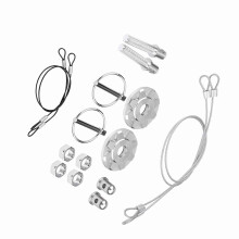 Universal CNC Aluminum Alloy Car Hood Pin Lock Kit Silver Blue Red Black