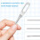 3 Pcs Drawstring Threader Tool Replacement Sewing Needle Metal Quick Threader Rope Flexible Easy Drawstring Threader 3