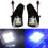 2PCS LED Rearview Puddle Light Under Side Mirror Welcome Lamp for  Alphard 20 Series Vellfire II,  Light 4