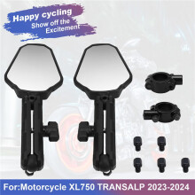Accesorios para Espejos Retrovisores de Motocicleta Espejos Laterales Ajustables para Transalp XL750 XL 750 Transalp 2023 2024