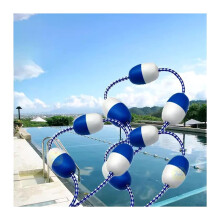 Pool Safety Rope with Floats, Adjustable Length Divider Line for Deep and Shallow End Pools 39ft