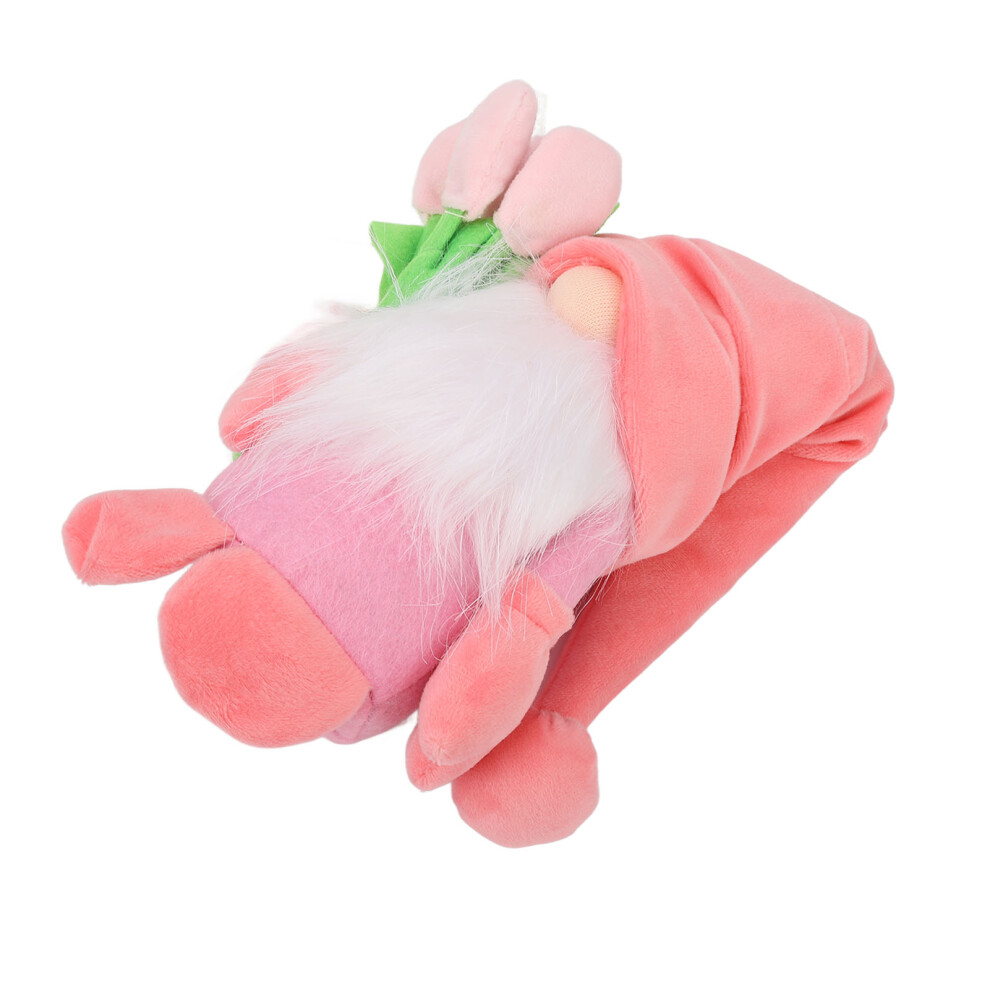 Pink Handcrafted Gnome Plush Mother's Day Decor