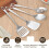 4 Pcs Cooking Utensils Set, Stainless Steel Kitchen Utensils,Kitchen Tools Include Wok Spatula, Serving Spoon 5