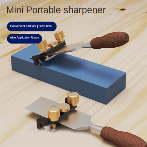 Portable Sharpener Manual Sharpening Knife Angle Setter Adjustable Height Woodworking Planer Leather Blade Tools-A 1