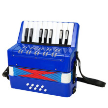 17 Keys 8 Bass Accordion Children'S Educational Musical Instrument for Students Beginners