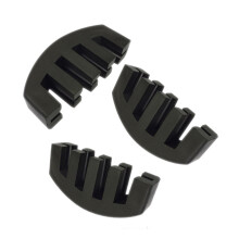 Gummi-4/4-violin-Übungsdämpfer mit 5 Zapfen, kompakt & weich, schwarz