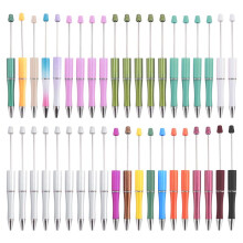 40Pcs Beaded Ballpoint Pen DIY Plastic Pen Personalized Gift School Office Writing Supplies Stationery Wedding Gift
