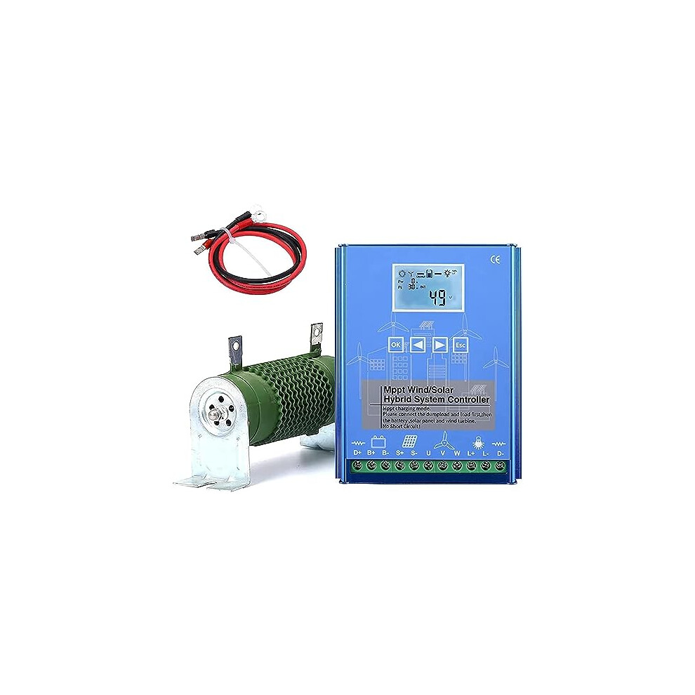 5000W Mppt Wind Solar Hybrid Charge Controller 3000W Wind 2000W Solar 12/24/48V Smart Energy Management 9092120997774