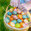60 Pcs 6 Colors Foam Easter Eggs Pastel Easter Eggs Decorations Gold Easter Eggs Decorative Gold Speckled Eggs 7