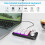 Custom Keyboard Volume Button Knob Programming Macro Gaming Hotswap Keypad Black, 12 Keys 2 Knob 4