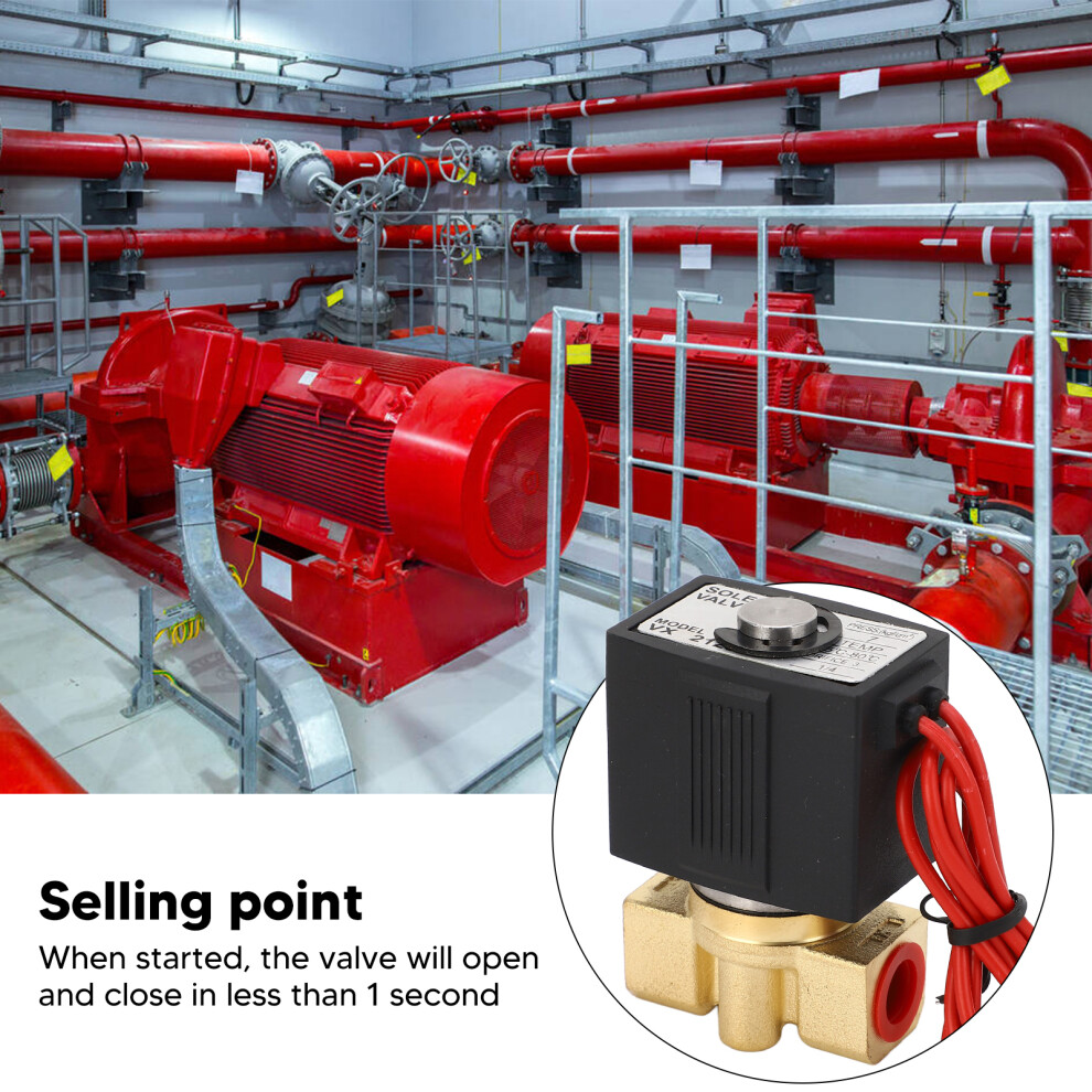 NC Solenoid Valve AC220V Fast Response