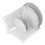 Space Saving Dish Drying Rack | Foldable Plastic Organizer 28cm x 24cm Grey 6