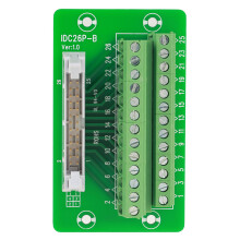 26Pin DIN Rail Breakout Board 5mm Mount Interface Module Male Connector