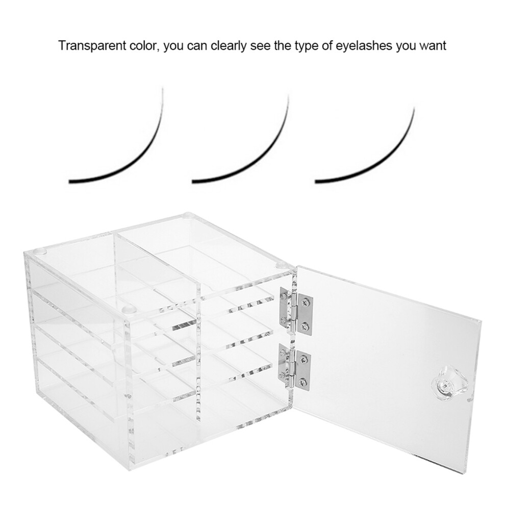 8-Layer Acrylic Storage Case for Lashes