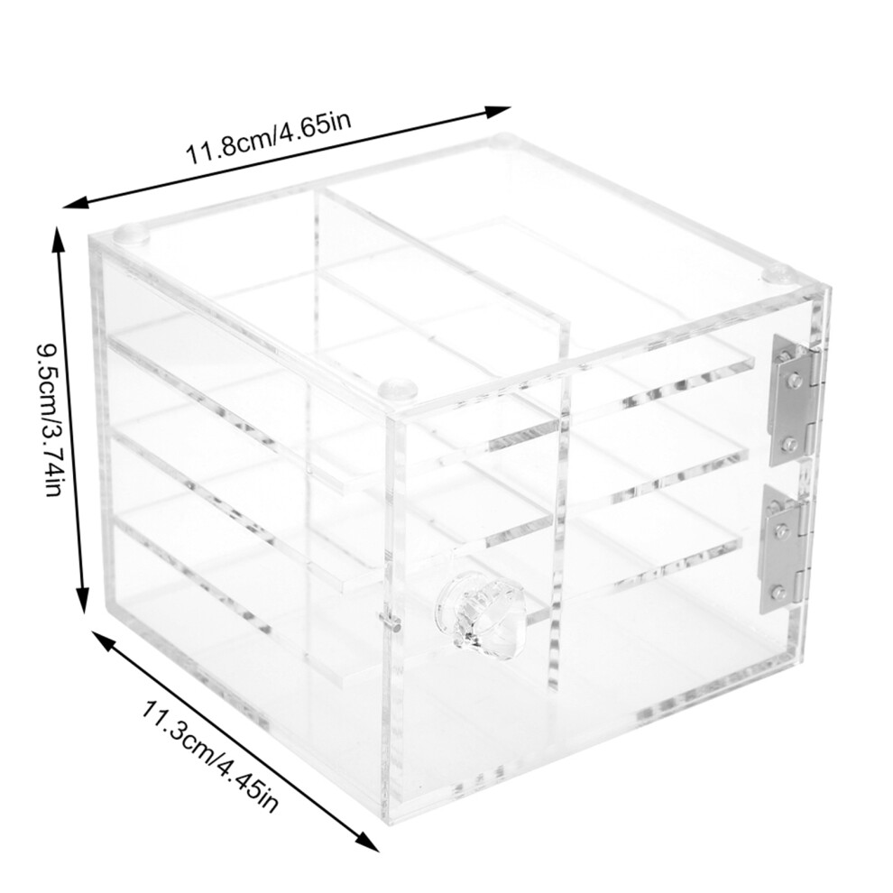 8-Layer Transparent Lash Storage Organiser