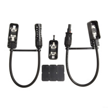 Solar Panel Junction Box 3 Split 1500V 30A IP67 Weatherproof Silver Copper Core for PV Systems