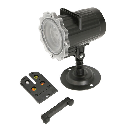 LED Projector Light, Rotatable & Waterproof, Black, EU Plug 2