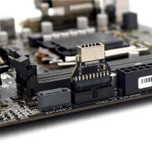 Adattatore Convertitore USB 3.0 da 19 Pin/20 Pin un TYPE-e Pannello Frontale Porta Plug-In TYPE C per Scheda Madre del Computer