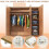 8 Pack Magnetic Push  Heavy Duty Push to Open Cabinet Hardware Push Release Magnets Touch , White 2