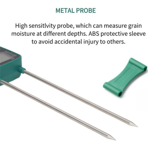 Digital Grain Moisture Meter Tester for Wheat,Corn,Rice,Peanut,Soybean,Flour,Feed,Peanuts,Sesame,Sorghum 2