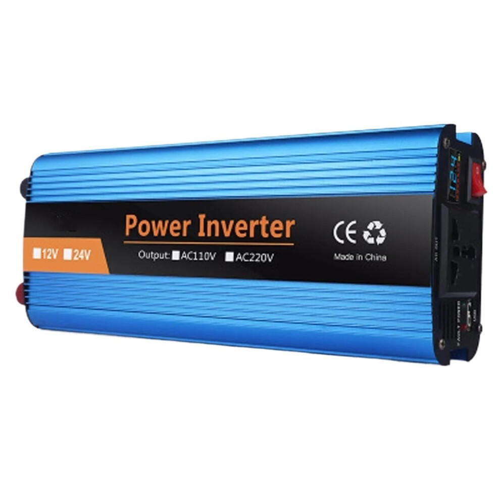 Power Inverter 12V 24V 48V Dc To Ac 1200W 220V Solar Inverter With Led Display Energy Saving 9455672327725