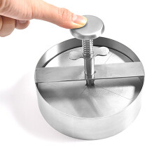 304 Stainless Steel Hamburger Press Patty Maker Food Grade 4.45Inch Burger Press for Beef BBQ and Homemade Hamburgers