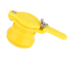 Bee Honey Tap Gate Valve Tool, 14x7cm, Yellow, Stainless Steel