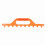 Lightweight Bee Spacer Orange Plastic 19