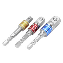 3Pcs Socket Adapter Set 1/4in 3/8in 1/2in Chrome Vanadium Steel