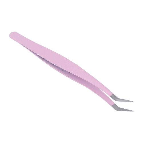 Präzise gebogene Wimpernpinzette 1