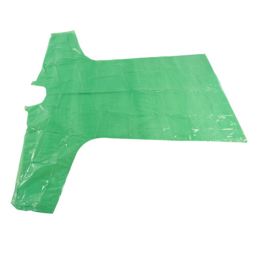 Disposable PE Isolation Gown Green137x80cm 1