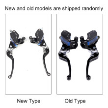 22mm CNC Motorcycle Hydraulic Brake Clutch Lever Set - Adjustable Black
