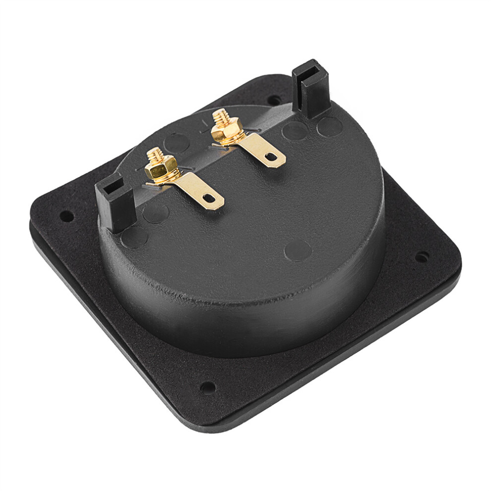 Speaker Terminal Shell 2 Copper Posts Diy Black 7340572780188