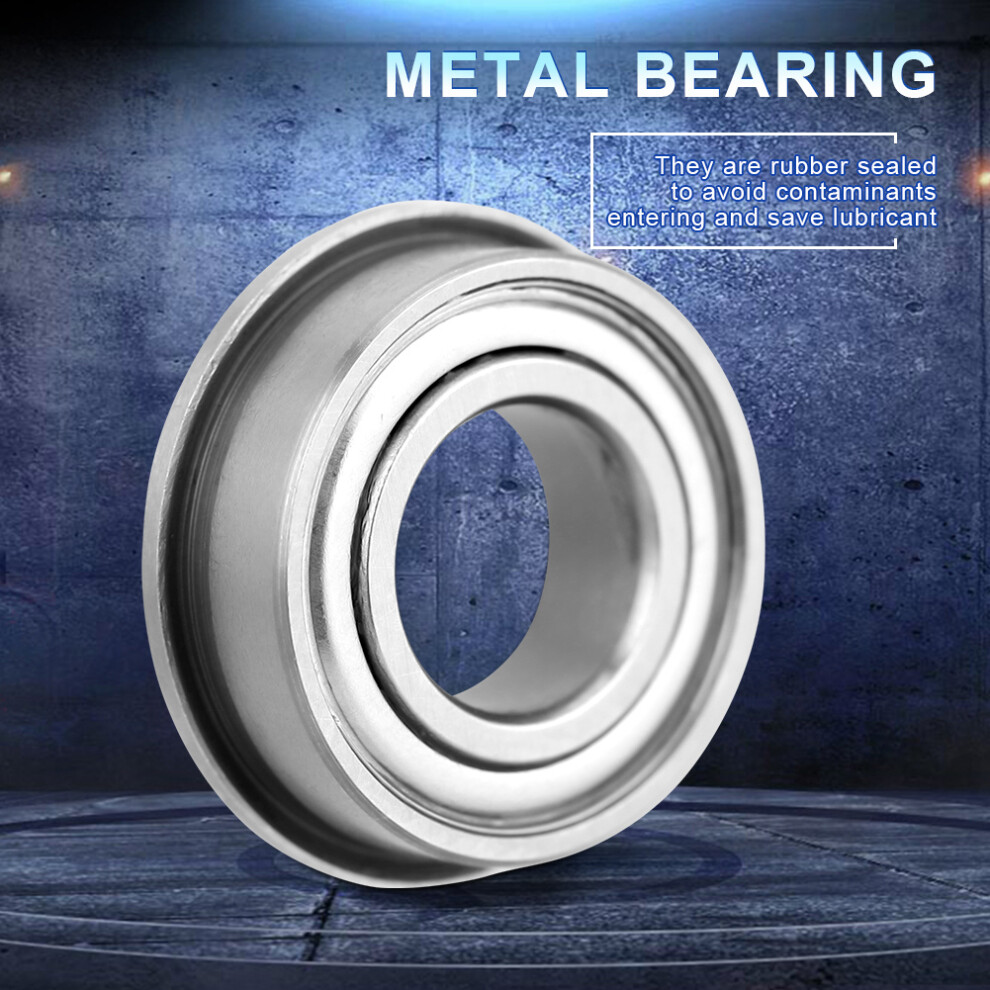 10Pcs F688-Zz Double Shielded Deep Groove Ball Bearings 8X16x5mm 7901392752276
