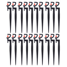 20pcs Adjustable 360 Degree Drip Irrigation Sprinkler Heads for Garden Lawn Watering System