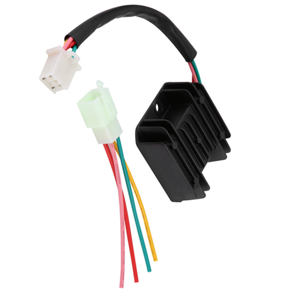 Gy6 Scooter Voltage Regulator Rectifier Black 7293282050303