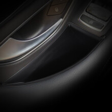 2Pcs Mercedes W222 Front Door Organiser Tray Black
