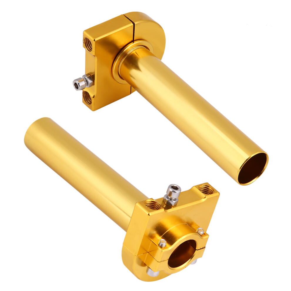 7/8" 22Mm Aluminum Motorcycle Throttle Grip For Dirt Bikes & Scooters Gold 9441392920346