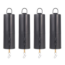 Hanging Black Rotating Motor for Spinner and Wind Chime Garden Decoration Accessories, Not Including Battery 4 Pack