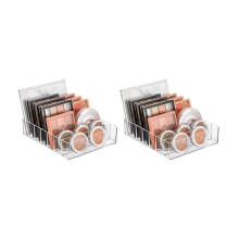 2X Schminke Organisator, Kompakte Schminke Paletten Organisator, 7 Stücke Kosmetik Aufbewahrungs Kasten für Badezimmer Arbeitsplatten, Waschtische