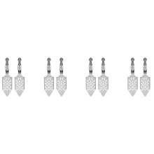 8 Stück Absinth Löffel, Rostfreier Stahl Absinth Cocktails Löffel Herstellung Kit Gotisch Absinth Brunnen Löffel Tropfer