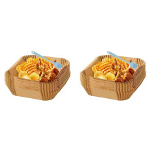 Baking Paper for Hot Air Fryer Square (20 cm), Pack of 200 Airfryer Baking Paper Disposable Non-Stick Paper Waterproof