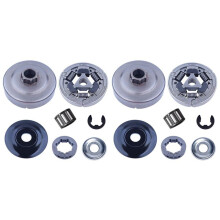 2pcs 3/8 Clutch Drum Rim Sprocket Needle Bearing Kit for 044 046 MS440 MS460 MS461 MS441 MS361 MS362 MS362C