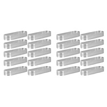 20 Pack Ovale Taart Ring, Geperforeerde Bakring, Gebak Ring, Rvs Taartvorm Ringen, Bakken Taart Ring