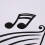 2X Microphone Music Note Wall Art Musical Notes Sticker for Ktv Bar Background Home Decorations 4