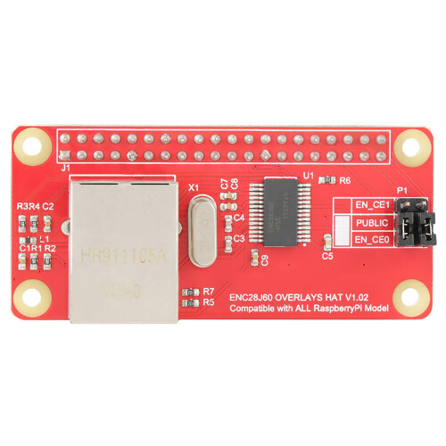 ENC28J60 Ethernet LAN Module for Raspberry Pi Zero – 6.5x3cm Network Adapter 1