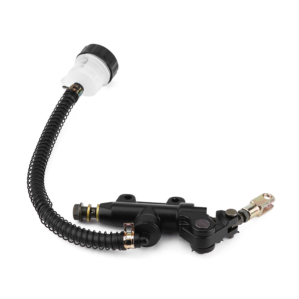 Folding Rear Hydraulic Master Cylinder Pump For Suzuki - Aluminum, Black 4941392921121